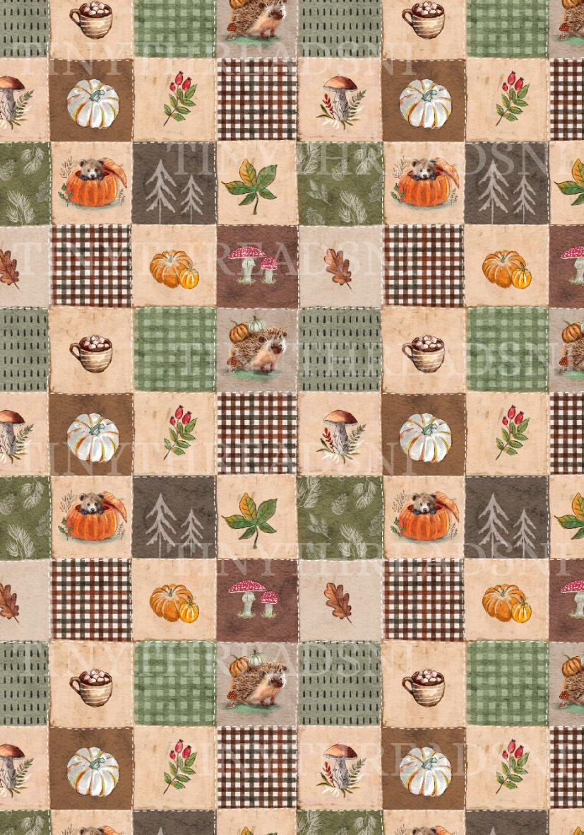 Autumnal Quilt - PRINT