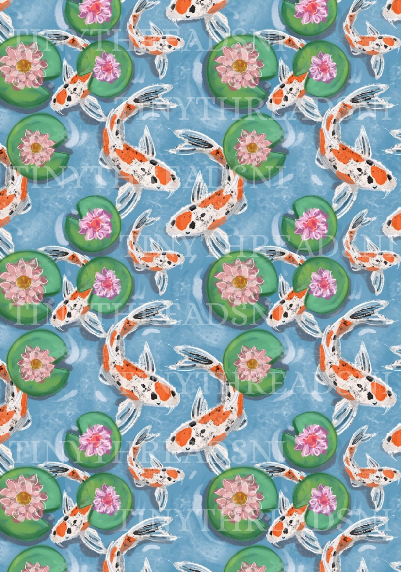Koi Pond - PRINT