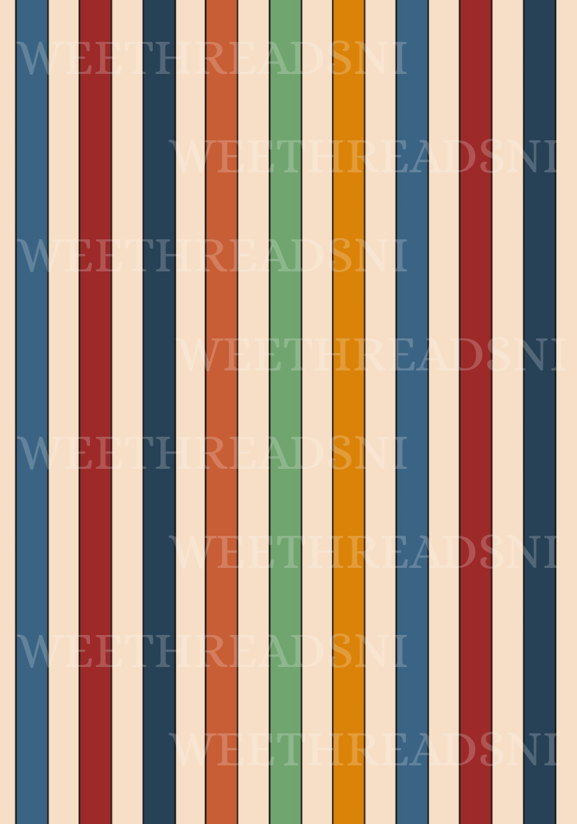 Primary Stripes - PRINT