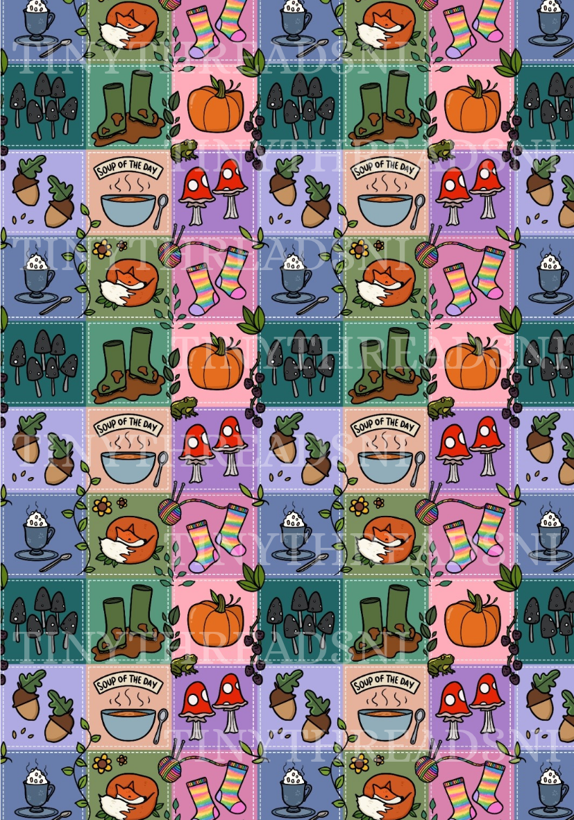 Soup of the Day Pinks - PRINT