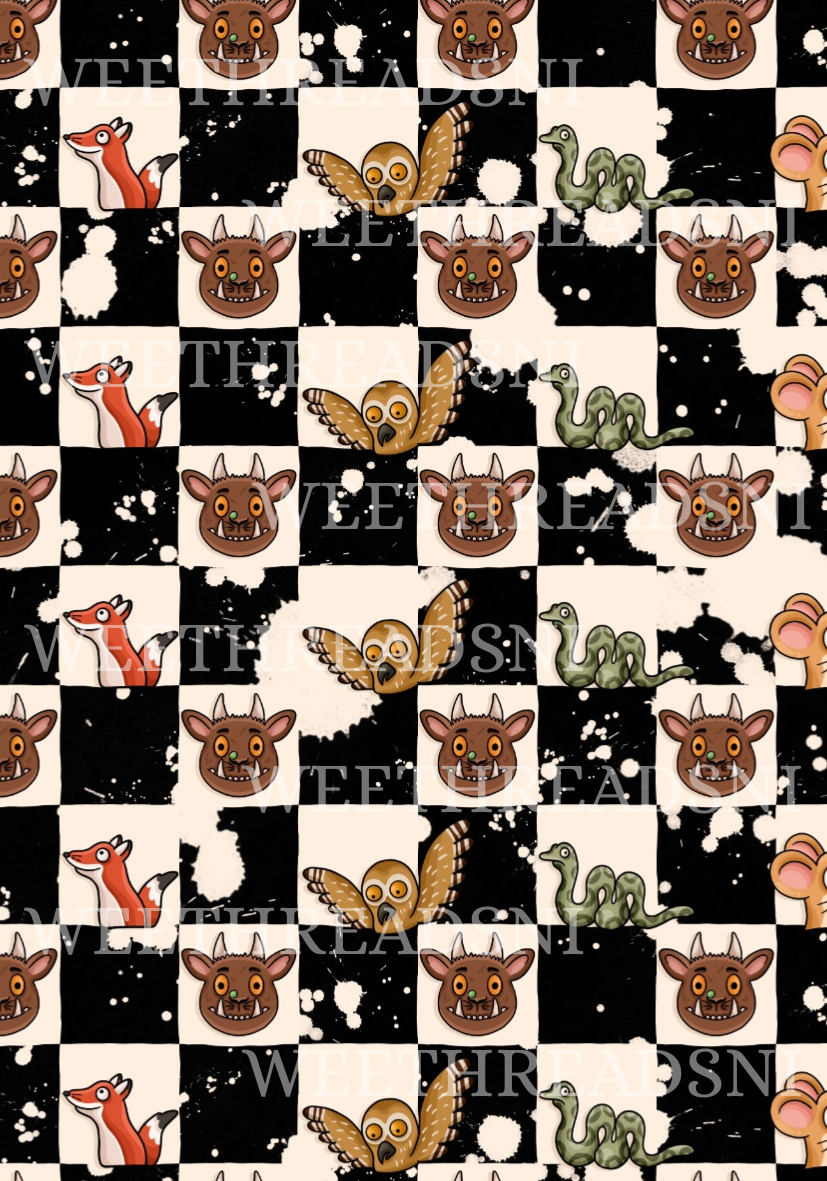 Deep Dark Woods Check - PRINT