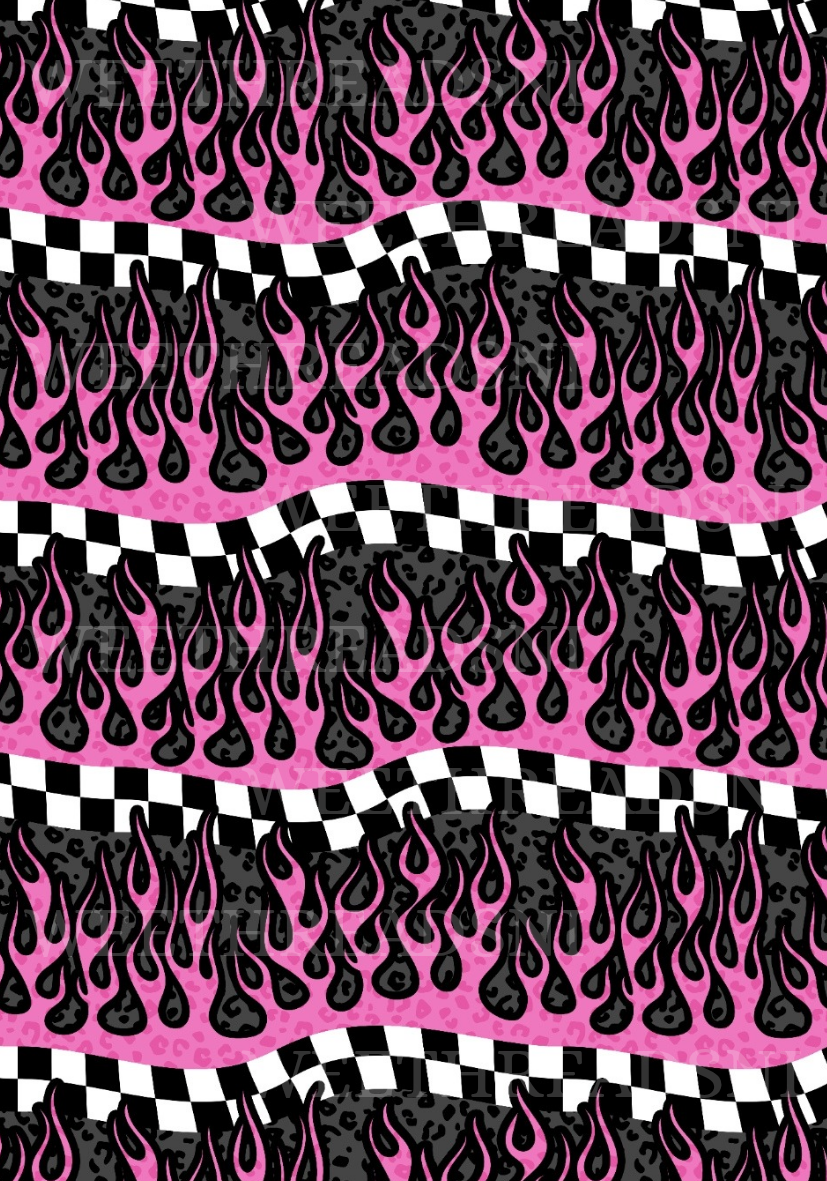 Pink Flames - PRINT