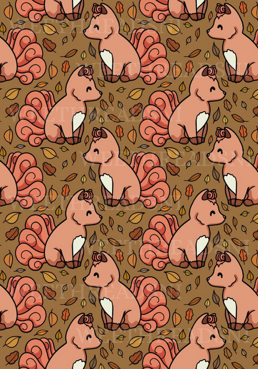 Autumnal Fox - PRINT