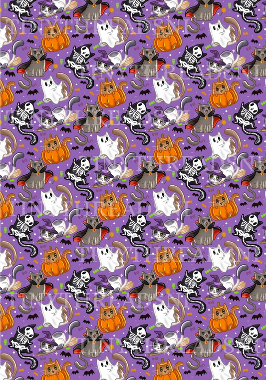 Spooky Kitties - PRINT