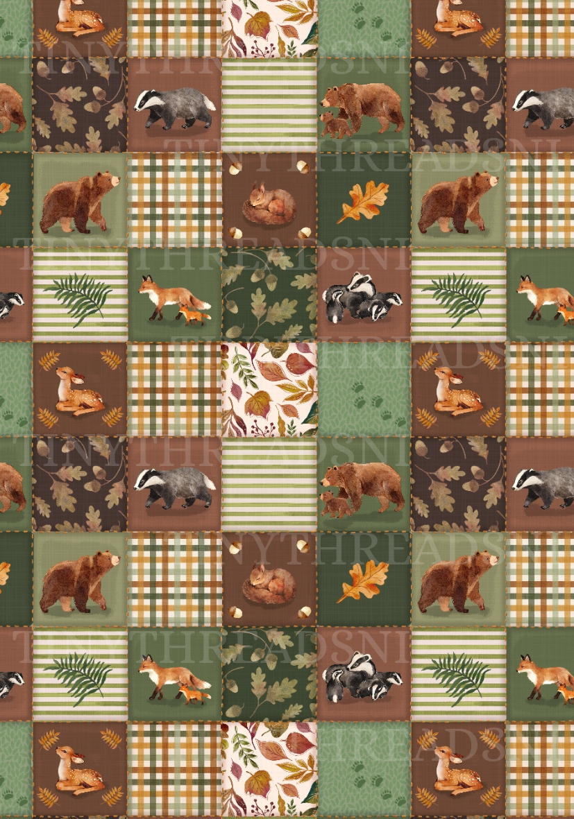 Woodland Quilt - PRINT