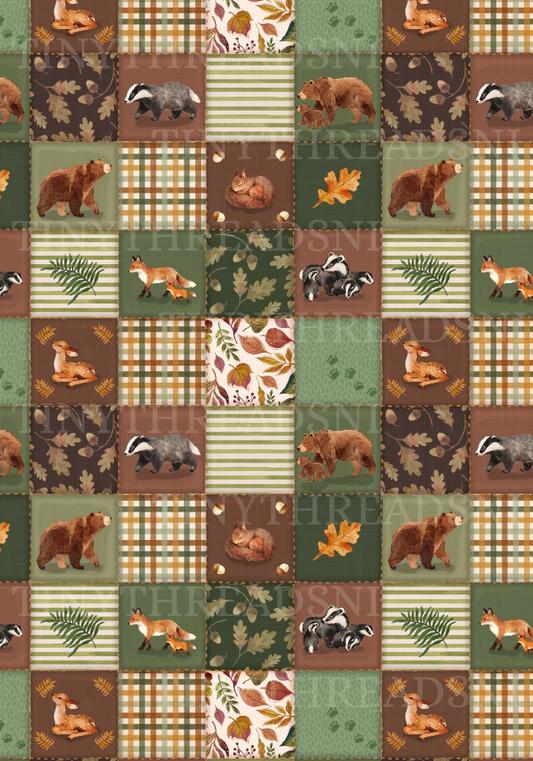 Woodland Quilt - PRINT