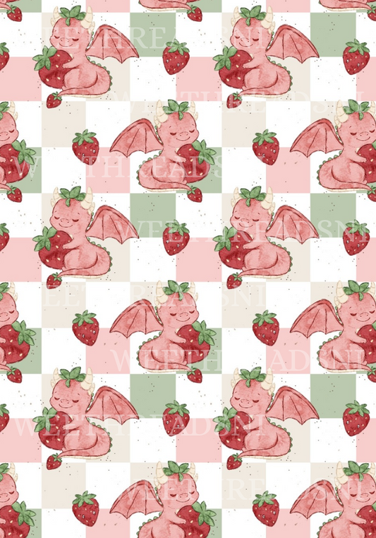 Dragon Strawbs - PRINT