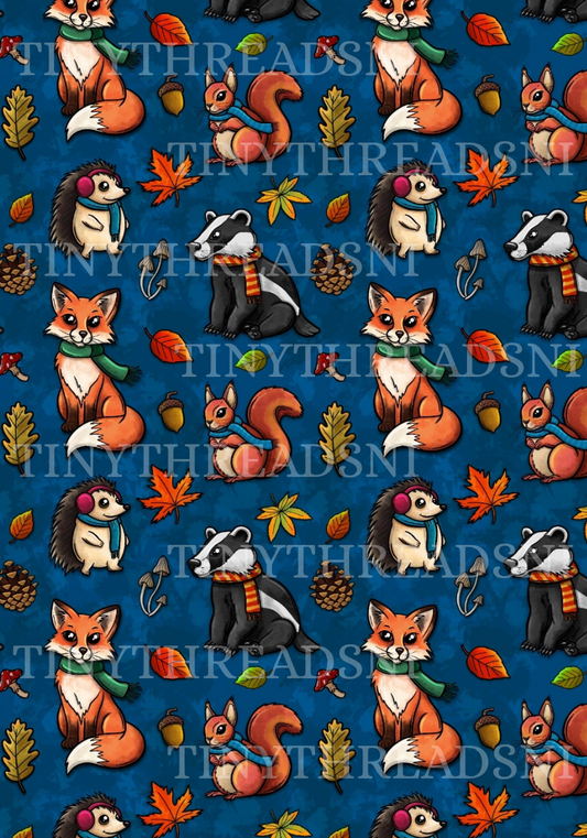 Woodland Friends - PRINT