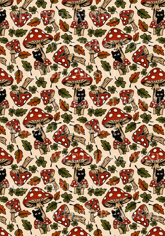 Fungi Kitty- PRINT