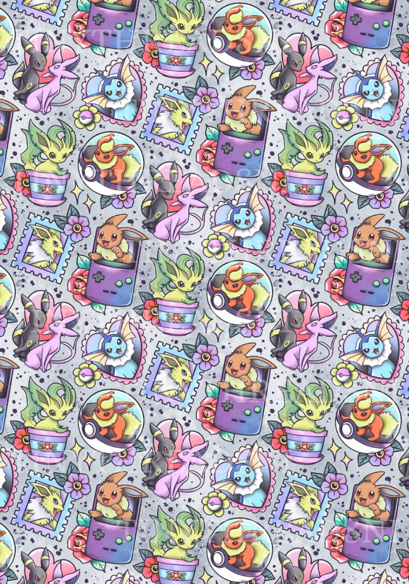 Eevee Evo Tats - PRINT