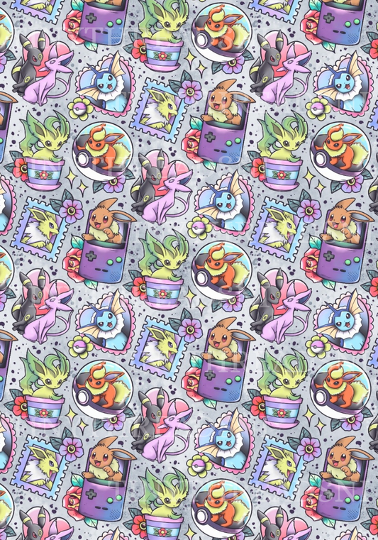 Eevee Evo Tats - PRINT