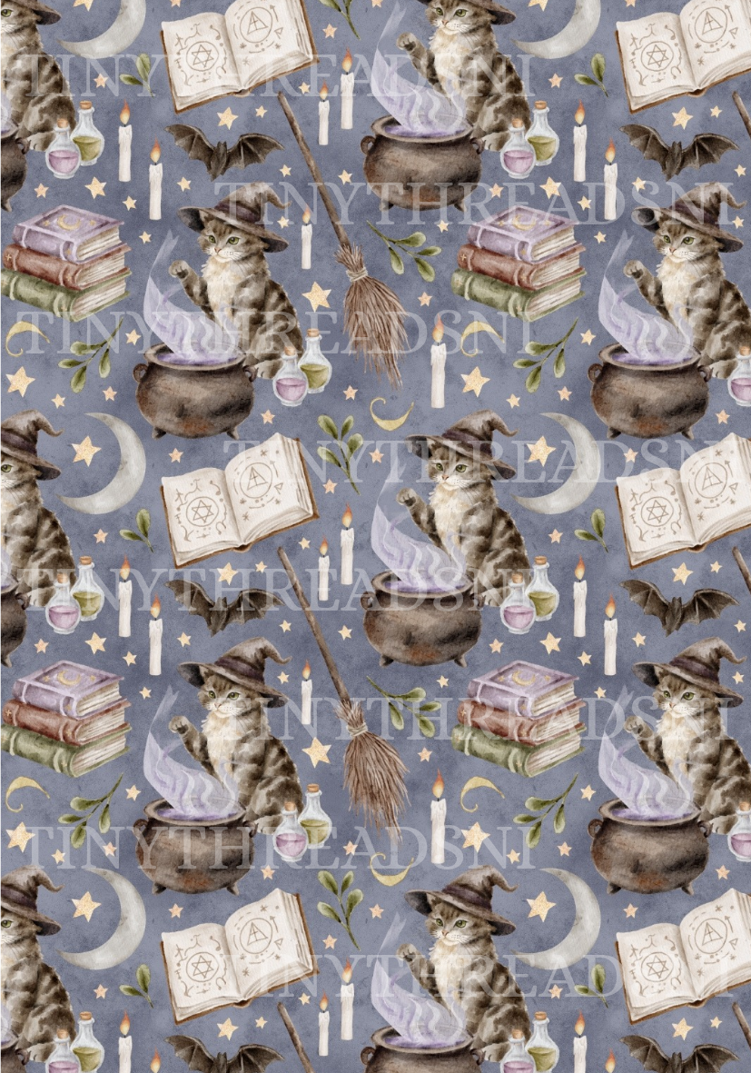 Witchy Kitty - PRINT