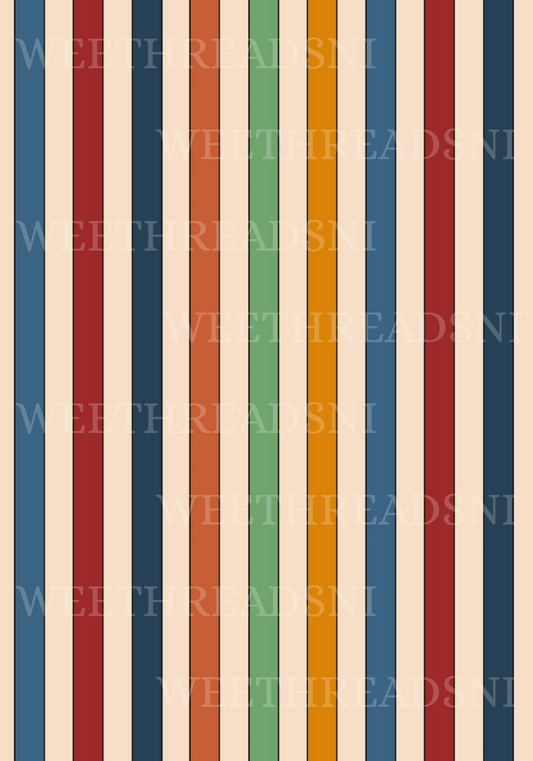 Primary Stripes - PRINT
