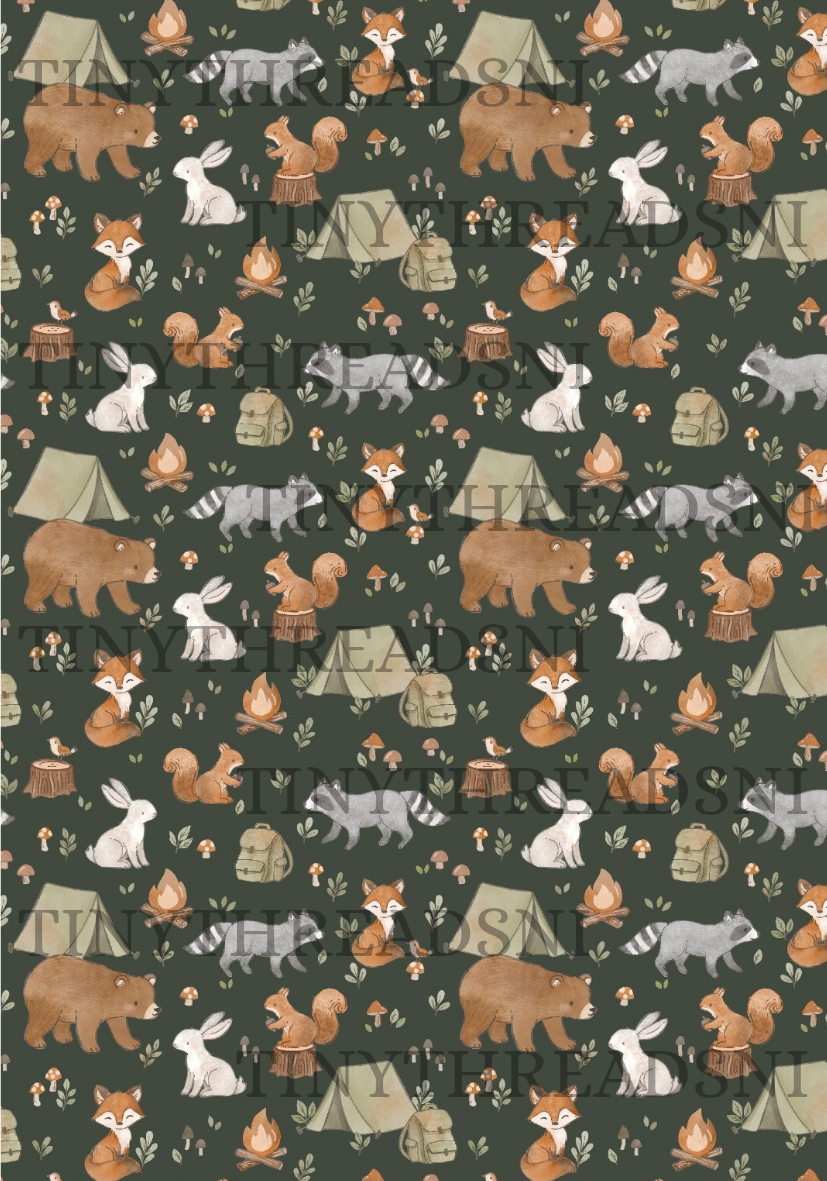 Woodland Camping - PRINT