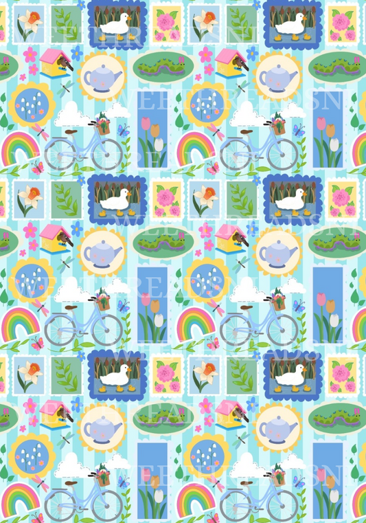 Spring Stamps - PRINT