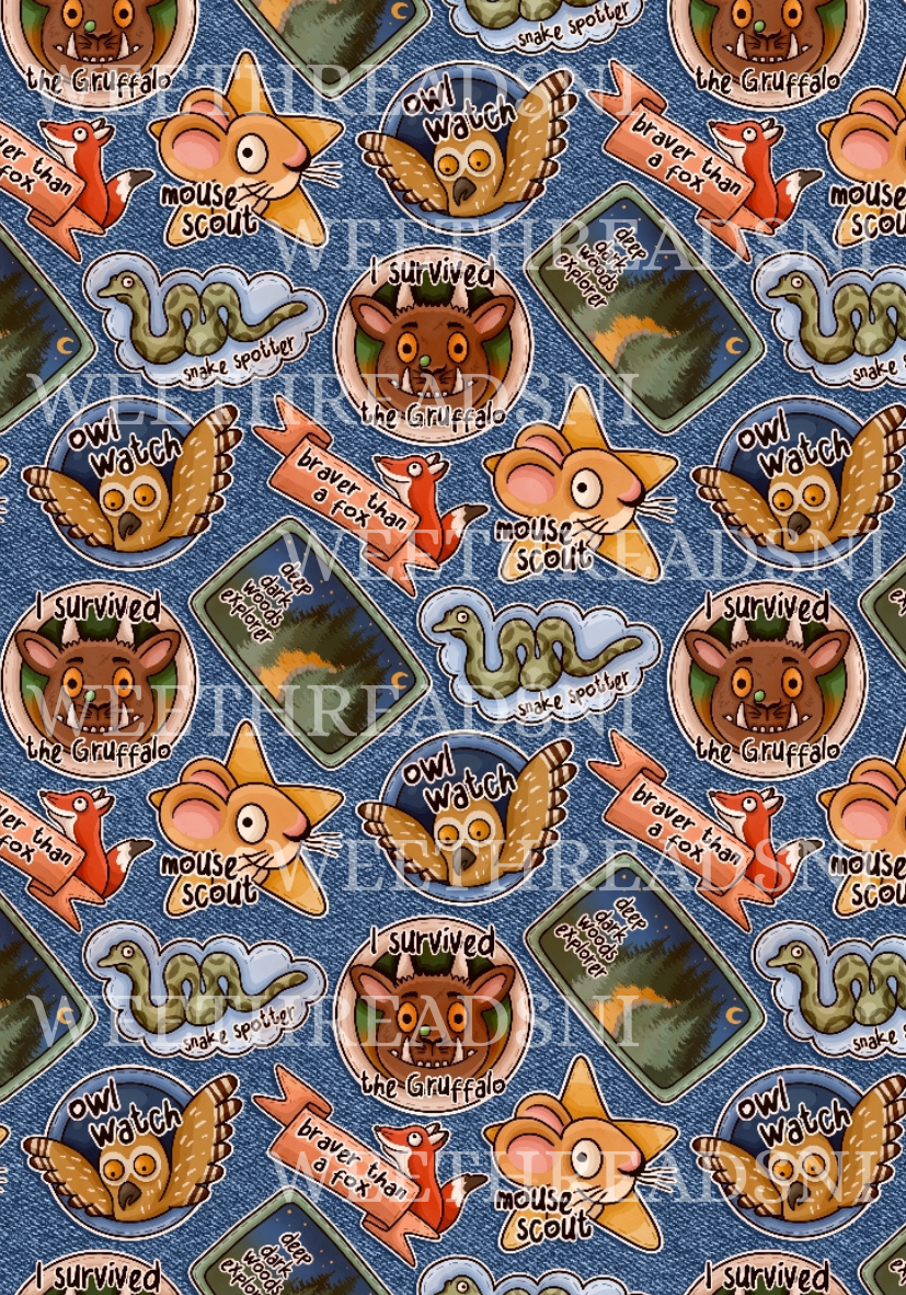 Deep Dark Woods Badges - PRINT