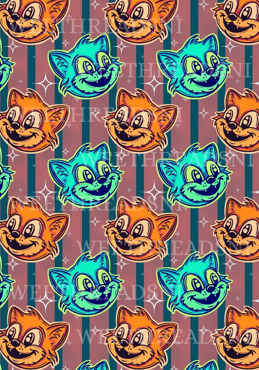 Retro Cat - PRINT