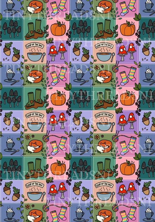 Soup of the Day Pinks - PRINT