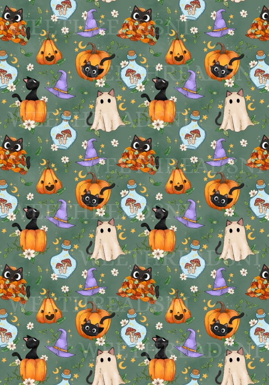 Pumpkin Kitty - PRINT