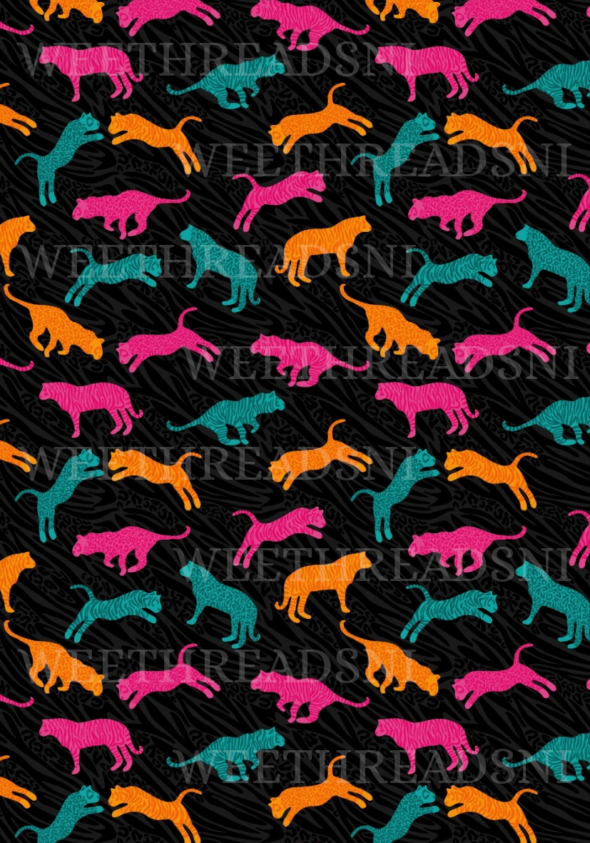Neon Cats - PRINT