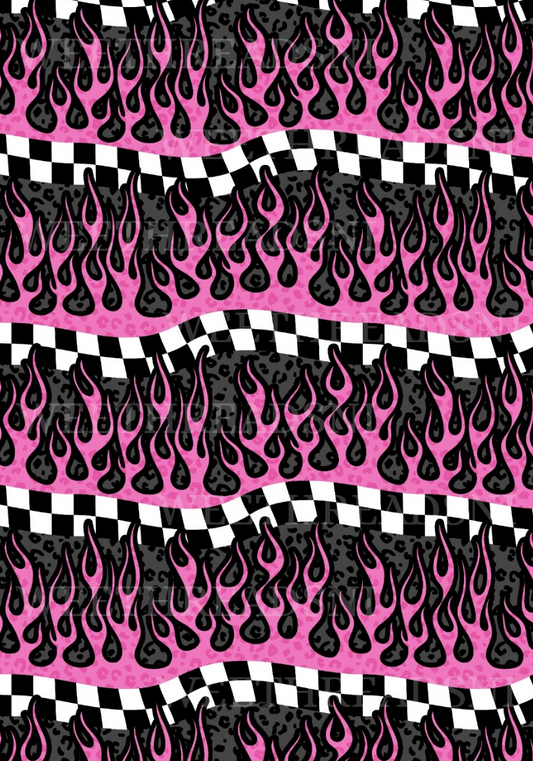 Pink Flames - PRINT